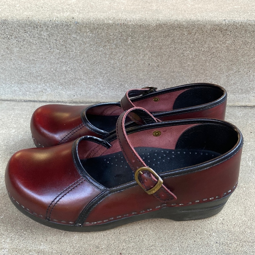 Sanita Mary Jane style clogs, Marcelle Cabrio
